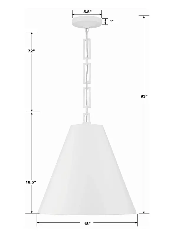 Alston 18" Pendant Light - Image 16