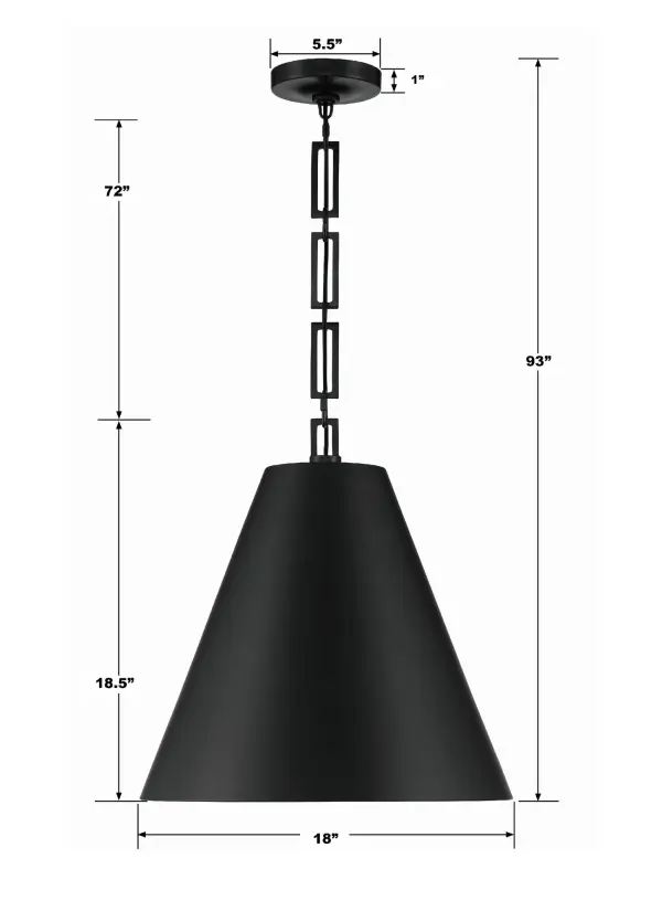 Alston 18" Pendant Light - Image 8