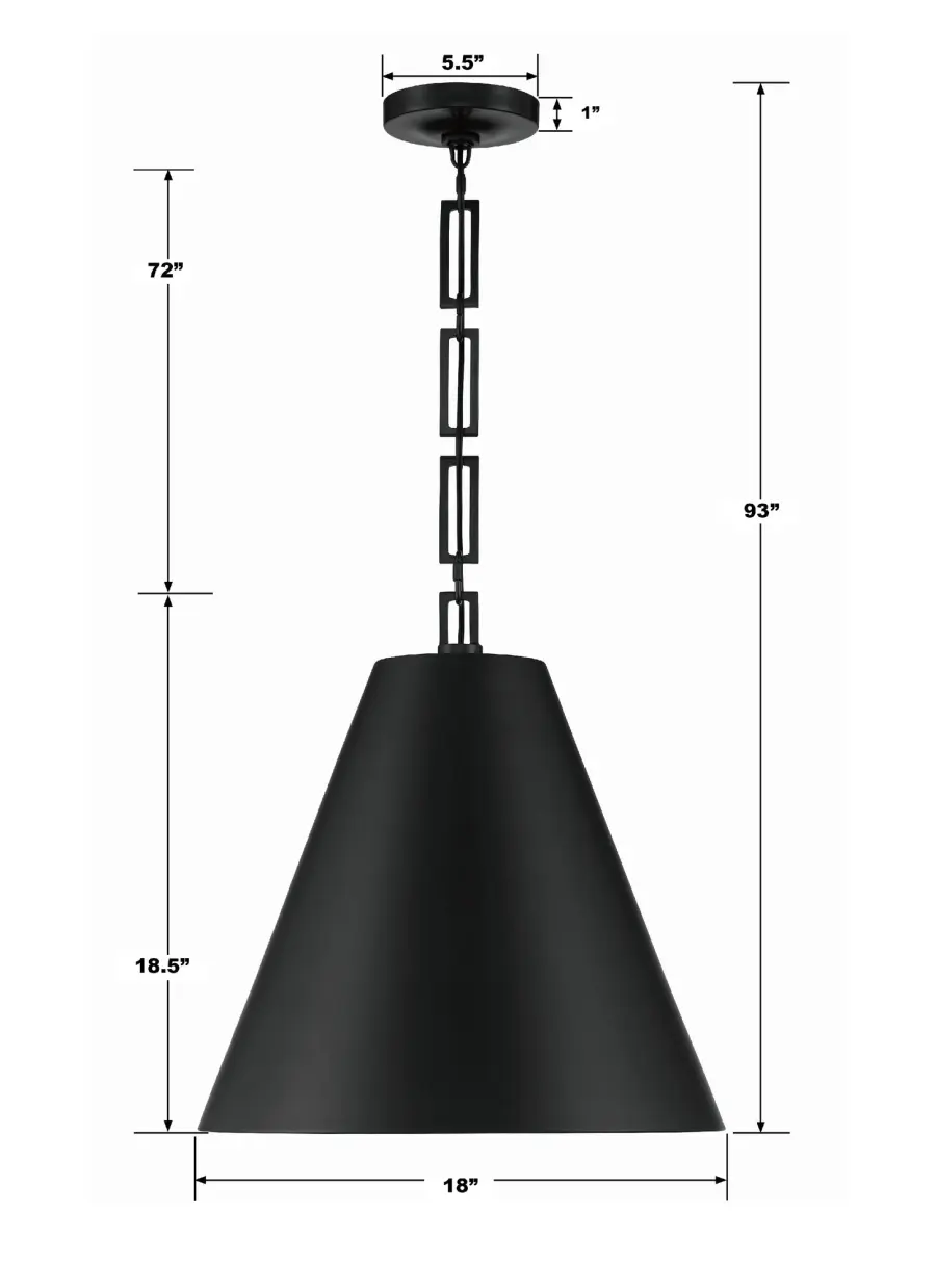 Alston 18" Pendant Light - Image 8