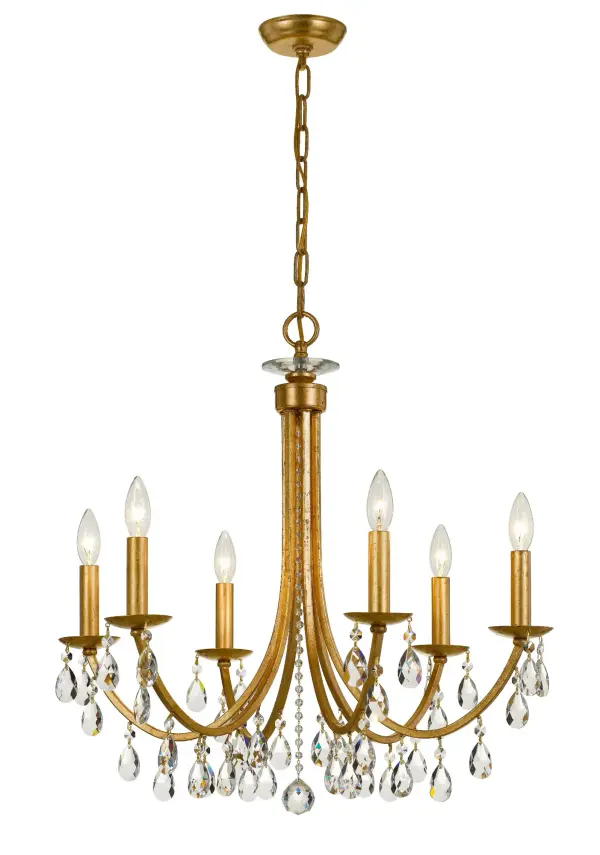 Bridgehampton 26" Crystal Chandelier - Image 1