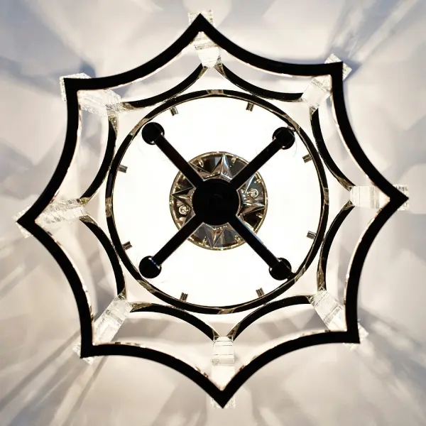 Carson 16" Semi Flush Mount in Polished Nickel - Image 3