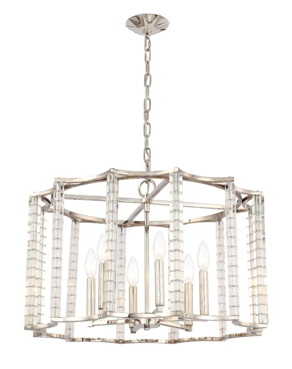 Carson 28" Crystal Chandelier - Image 1