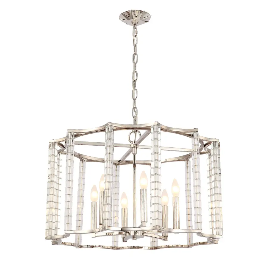 Carson 28" Crystal Chandelier - Image 2