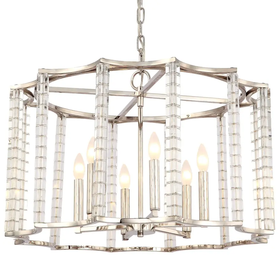 Carson 28" Crystal Chandelier - Image 3