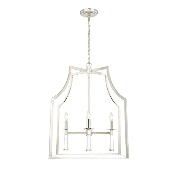 Baxter 22" Chandelier in Aged Brass - Image 11