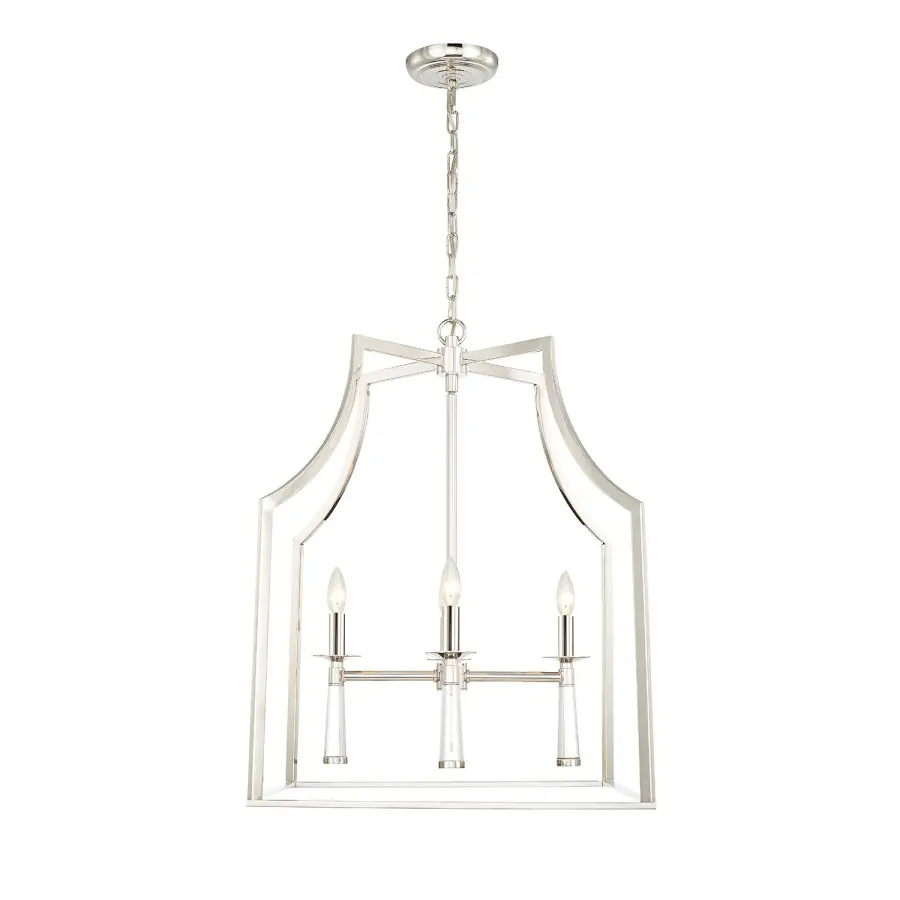 Baxter 22" Chandelier in Aged Brass - Image 11