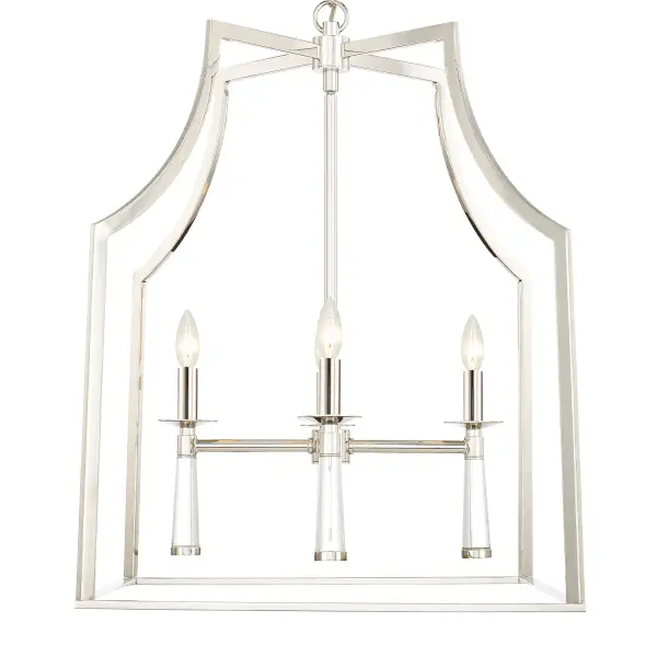 Baxter 22" Chandelier in Aged Brass - Image 13