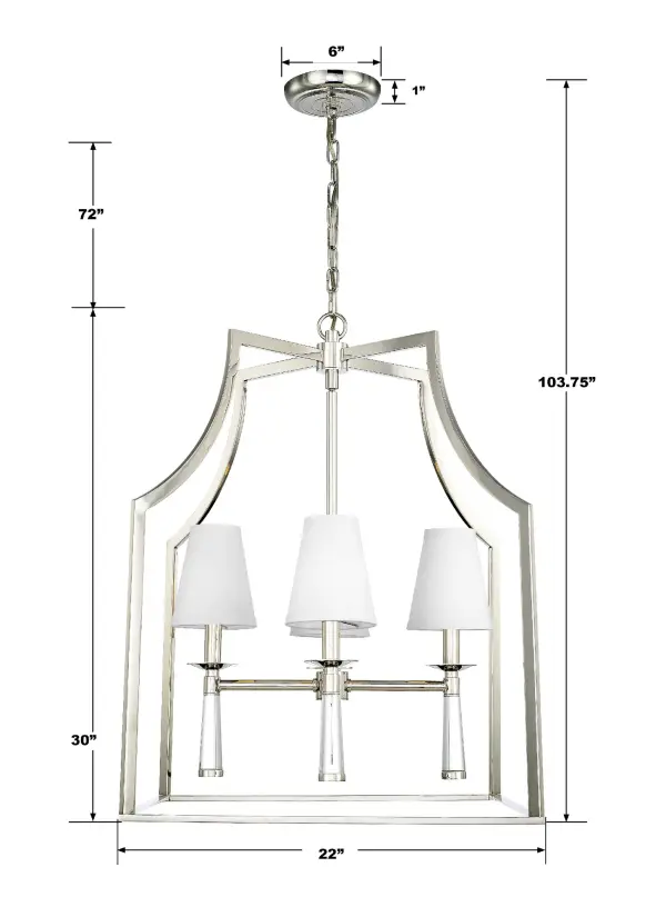 Baxter 22" Chandelier in Aged Brass - Image 16