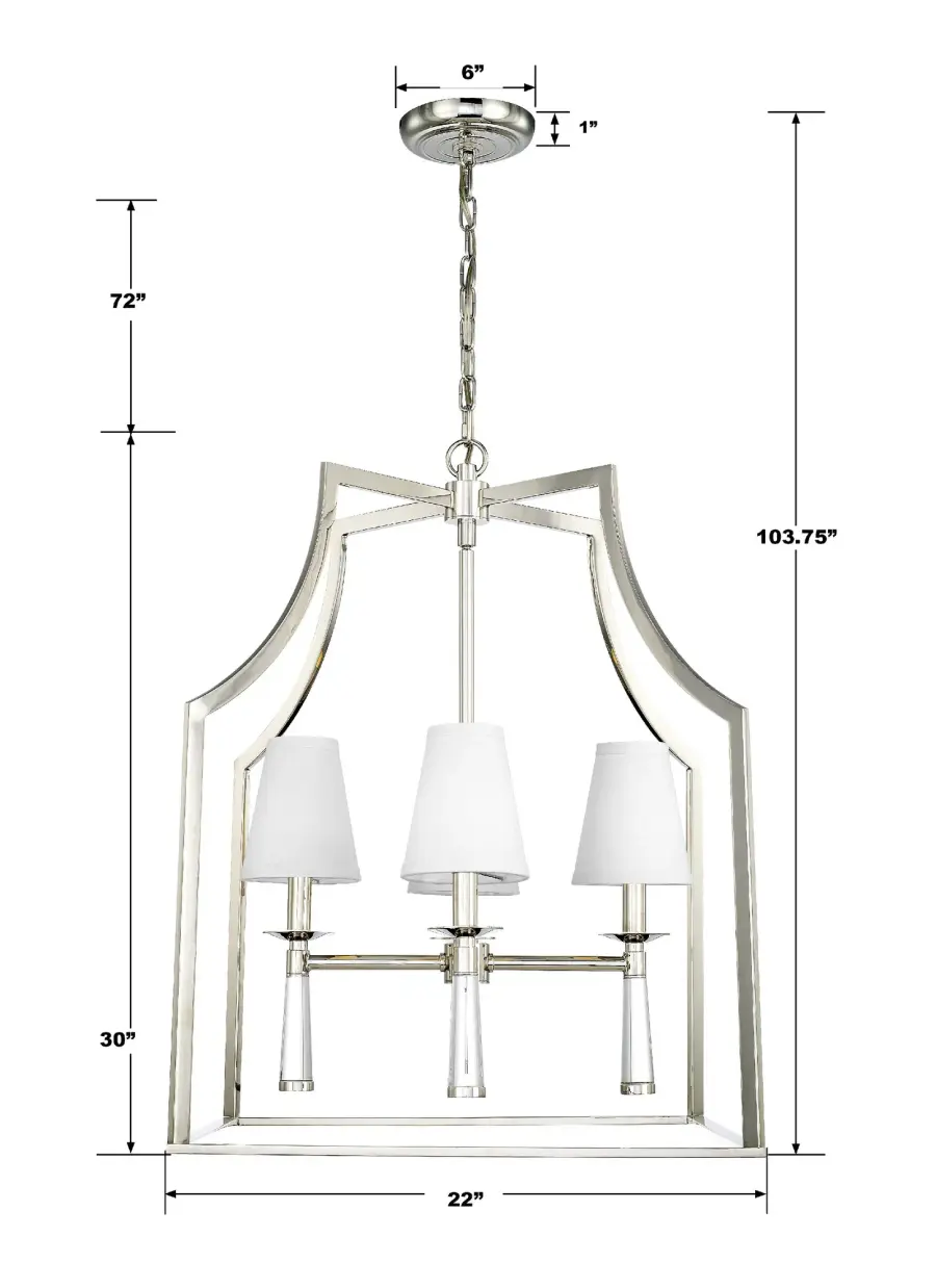 Baxter 22" Chandelier in Aged Brass - Image 16