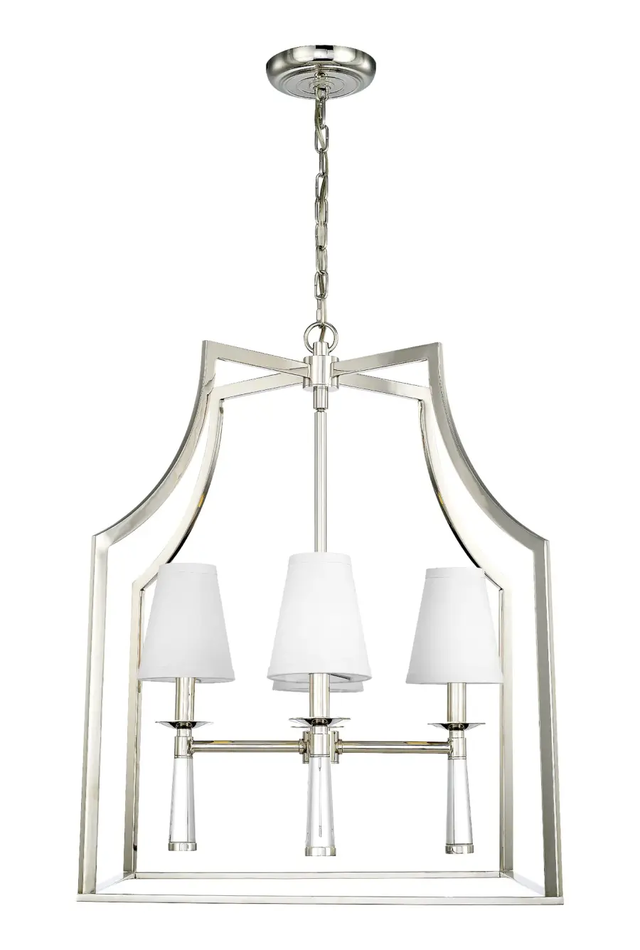 Baxter 22" Chandelier in Aged Brass - Image 10