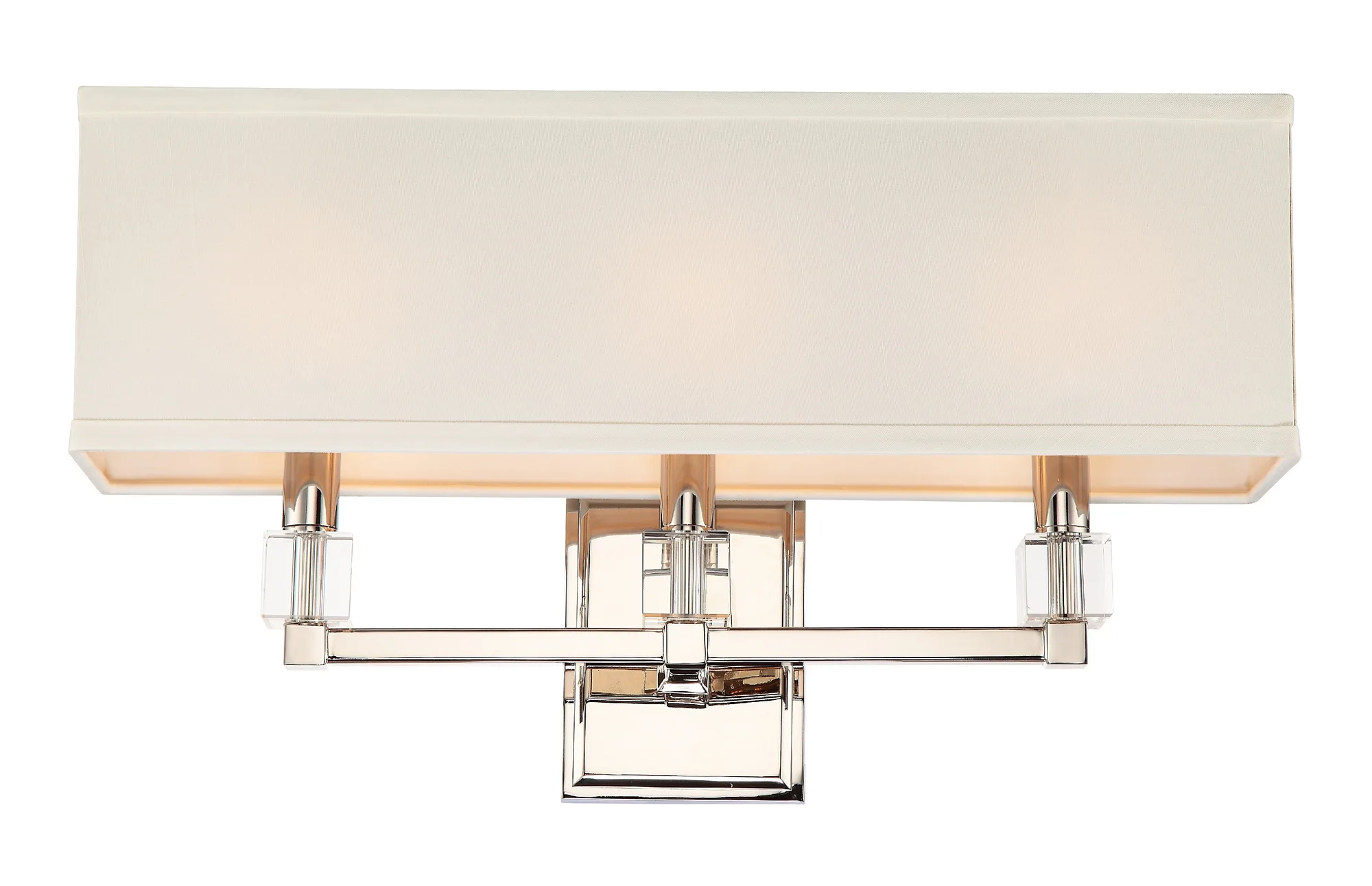Dixon 21" Polished Nickel Sconce