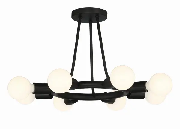 The Dakota 15" Semi Flush Mount blends rustic farmhouse charm with industrial edge and minimalist simplicity. Its clean lines and unadorned black finish create a timeless look that works across multiple interior styles.