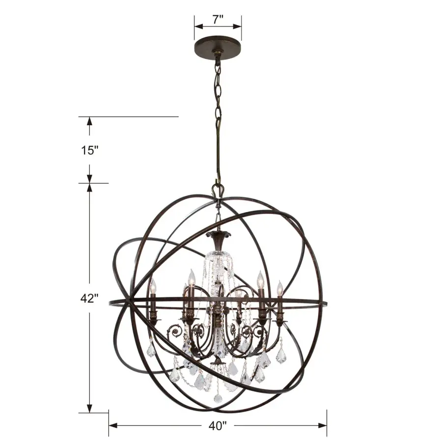 Solaris 40" Chandelier - Image 2