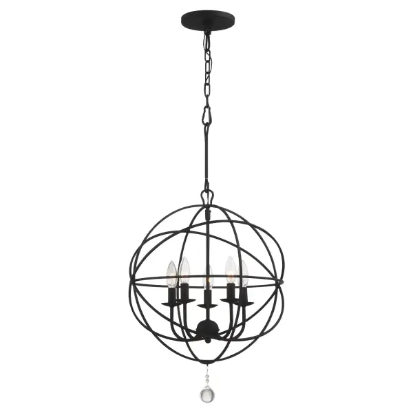 Solaris 17" Black Chandelier - Image 2
