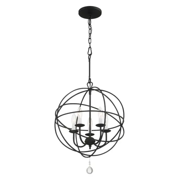 Solaris 17" Black Chandelier - Image 3