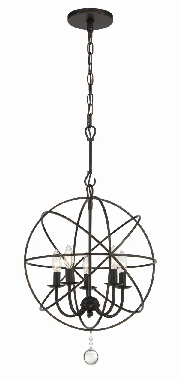 Solaris 17" Black Chandelier - Image 7