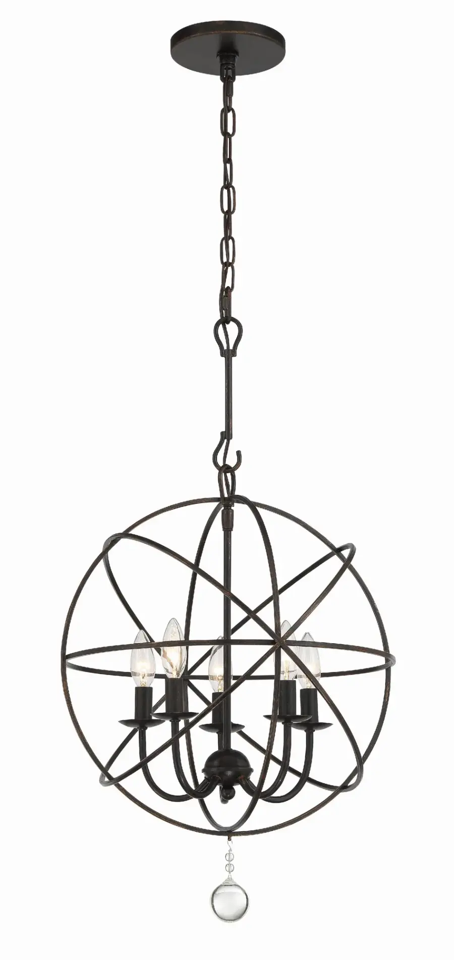 Solaris 17" Black Chandelier - Image 7