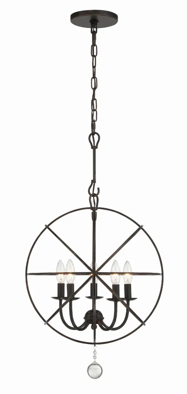 Solaris 17" Black Chandelier - Image 8