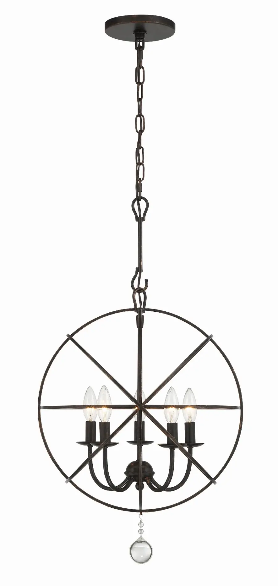 Solaris 17" Black Chandelier - Image 8
