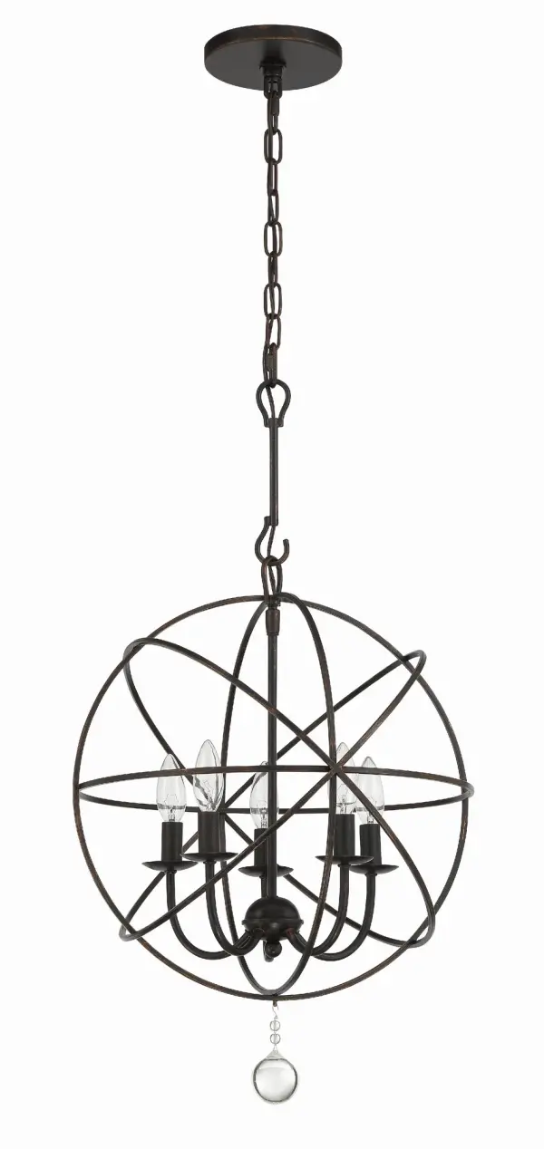 Solaris 17" Black Chandelier - Image 9