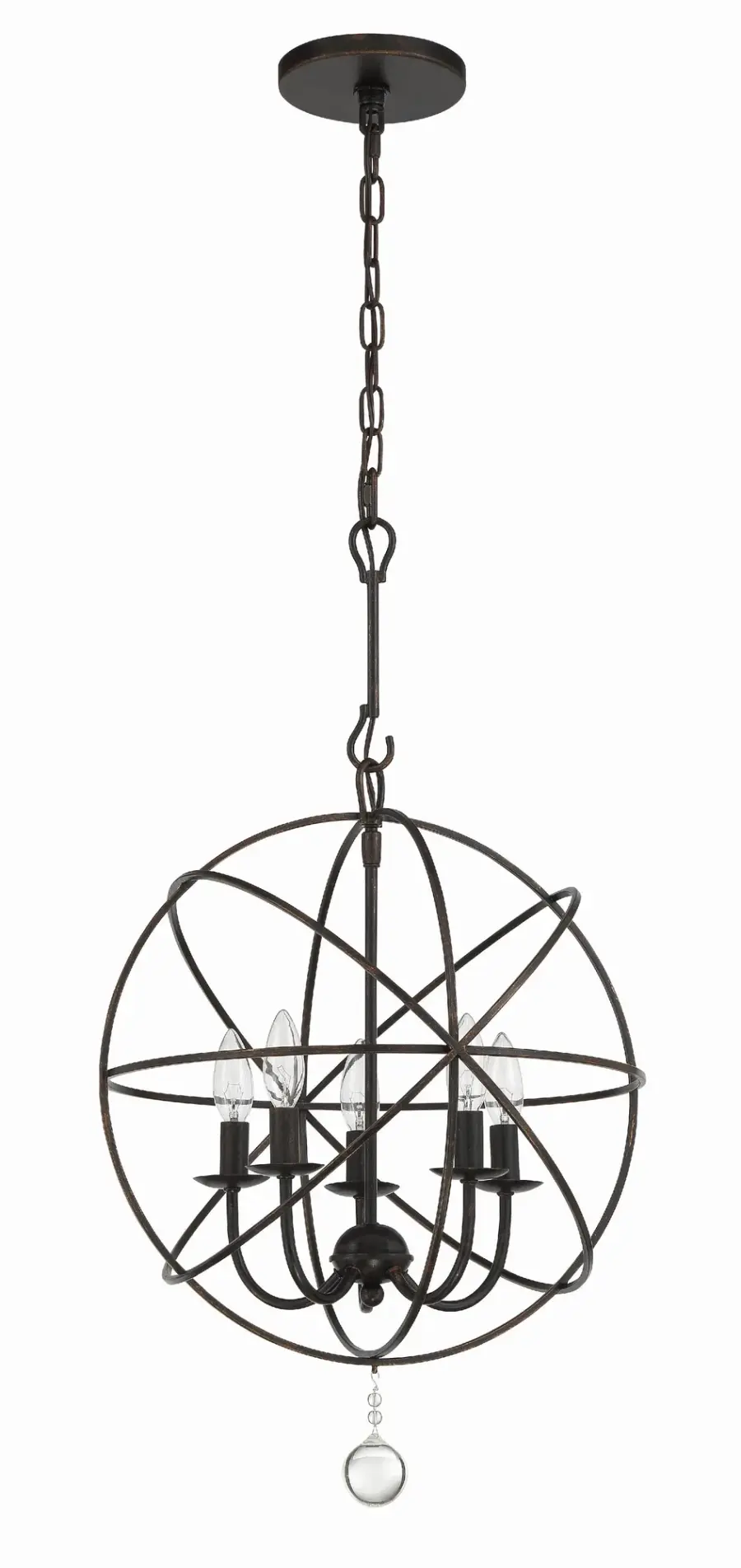 Solaris 17" Black Chandelier - Image 9