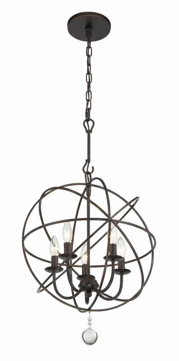 Solaris 17" Black Chandelier - Image 10