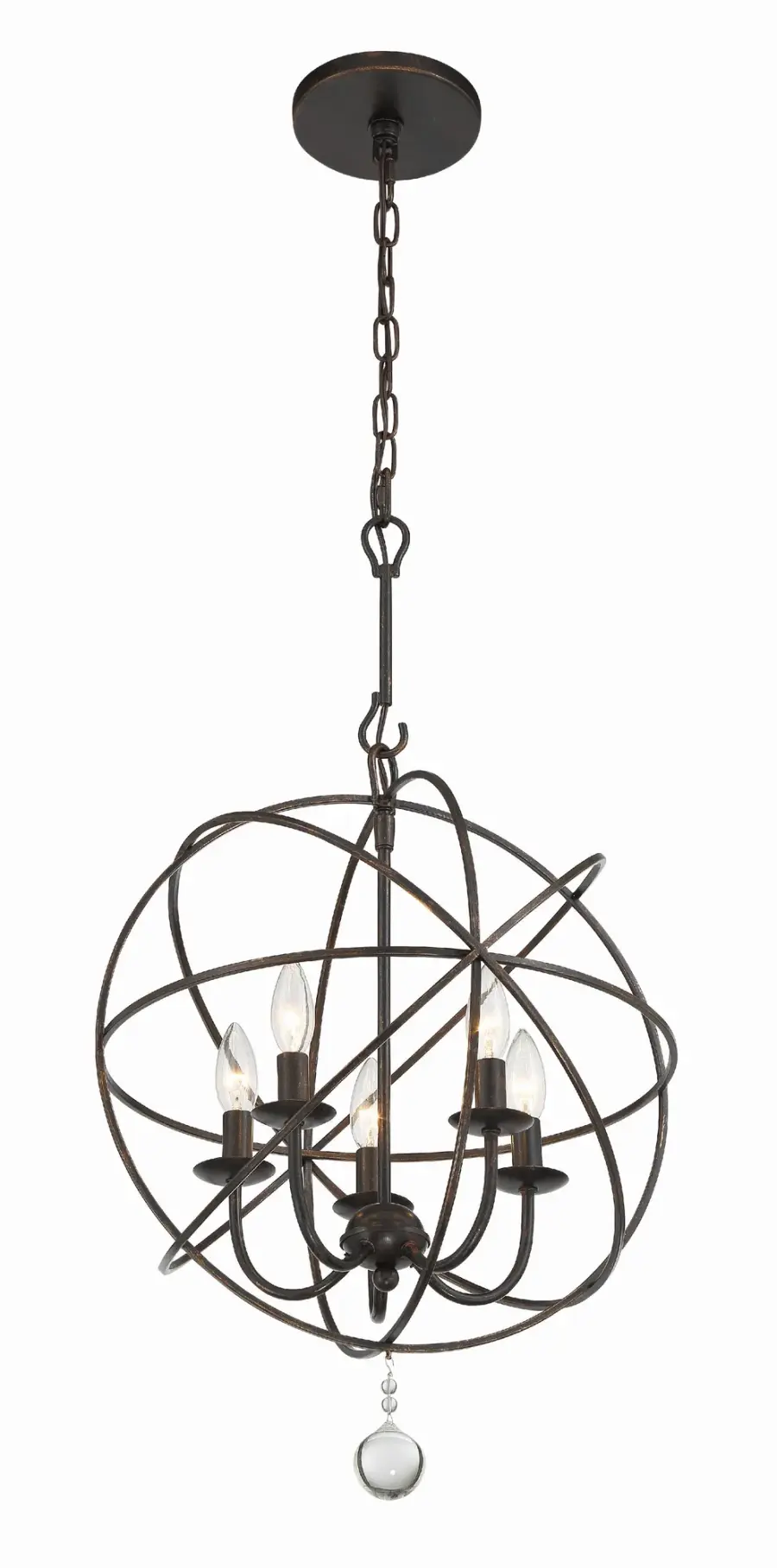 Solaris 17" Black Chandelier - Image 10