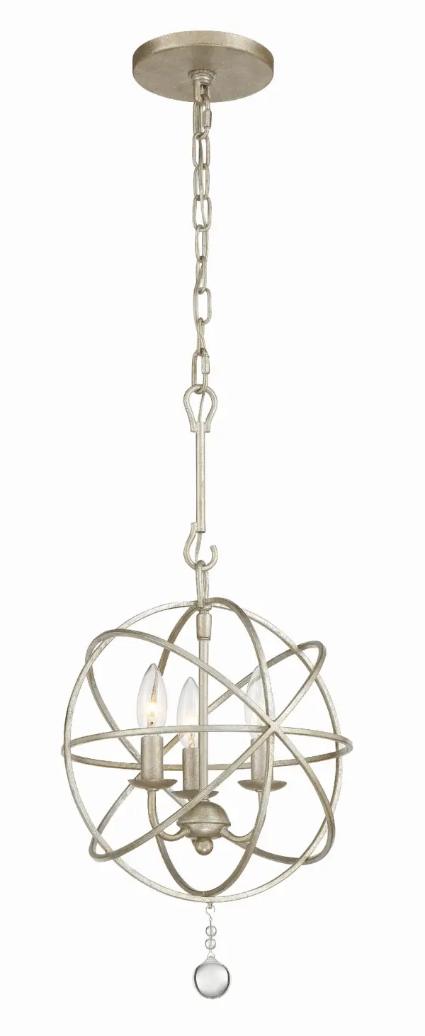 Solaris 12.5" Black Mini Chandelier - Image 16