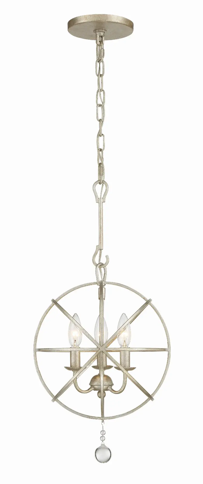 Solaris 12.5" Black Mini Chandelier - Image 17