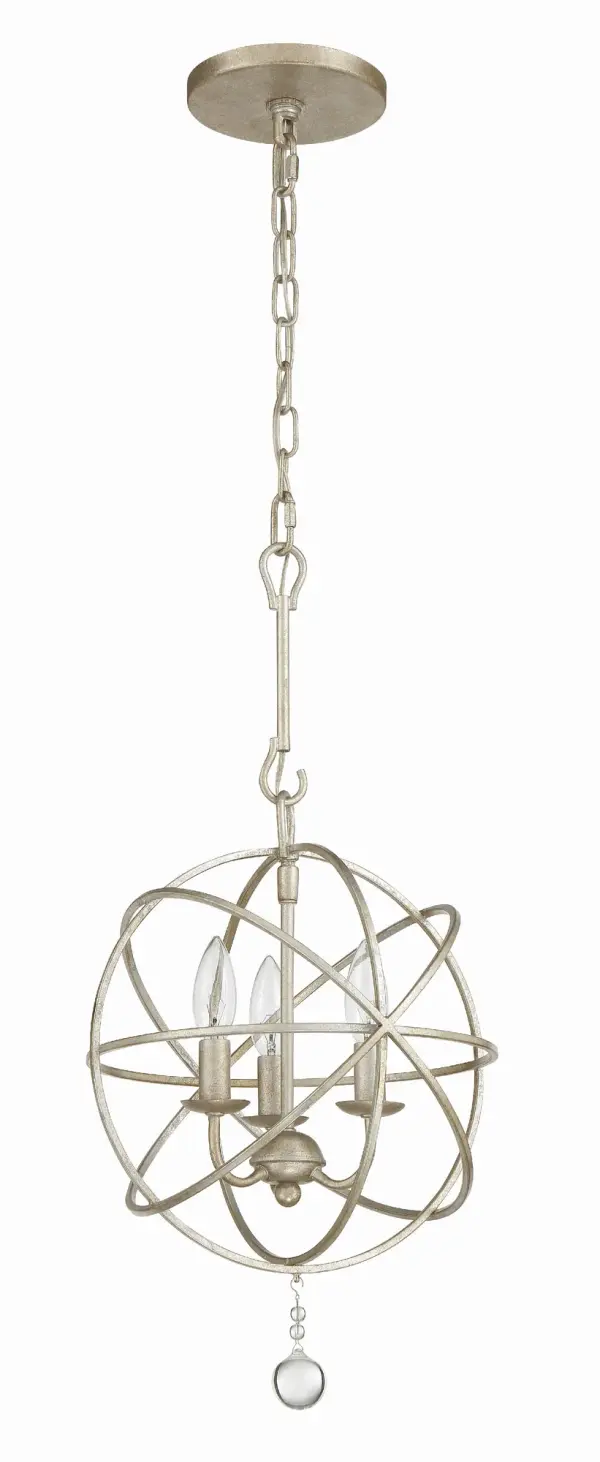 Solaris 12.5" Black Mini Chandelier - Image 18