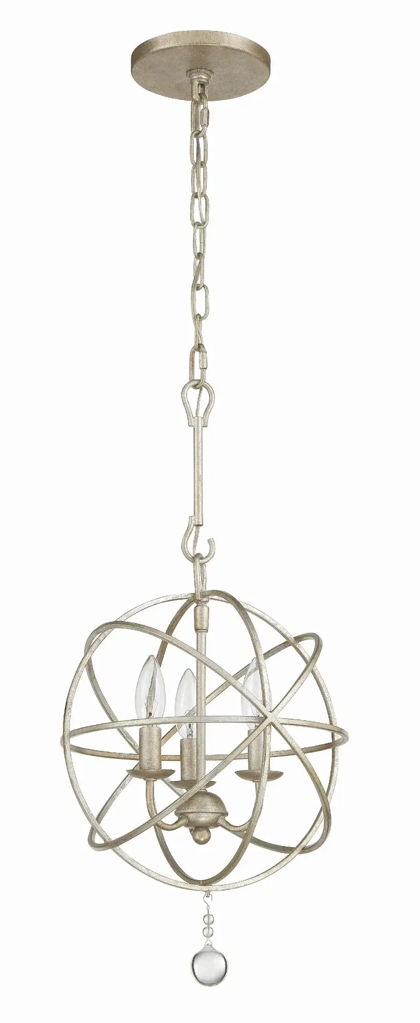Solaris 12.5" Black Mini Chandelier - Image 18