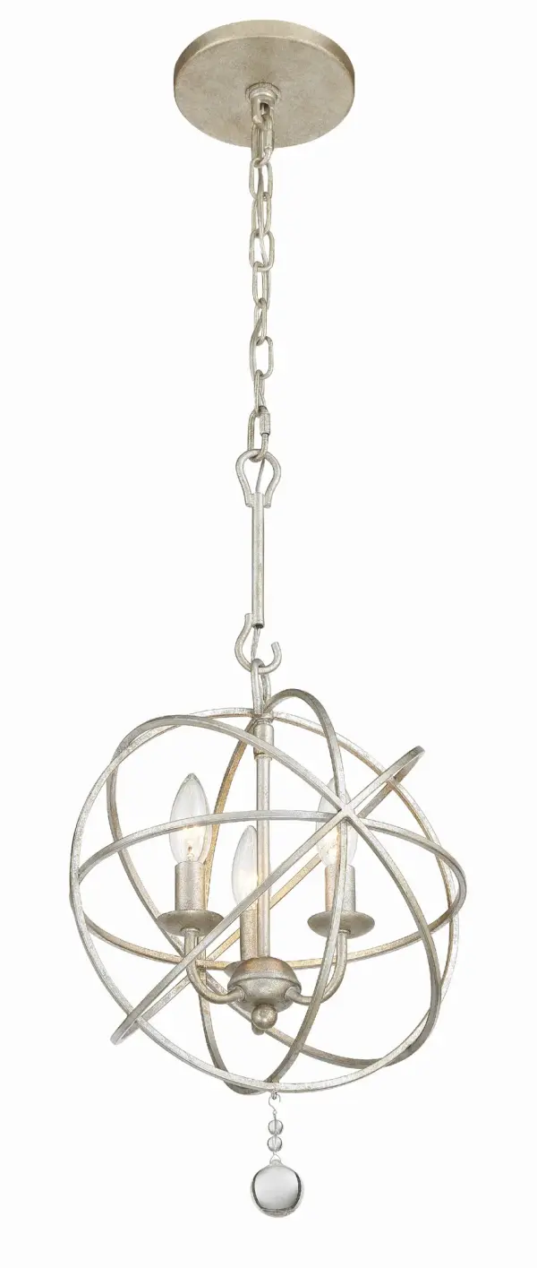 Solaris 12.5" Black Mini Chandelier - Image 19
