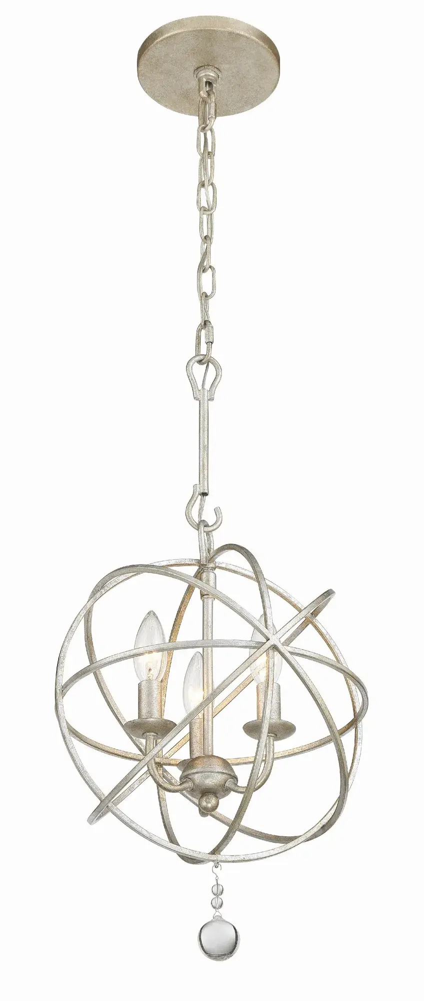 Solaris 12.5" Black Mini Chandelier - Image 19
