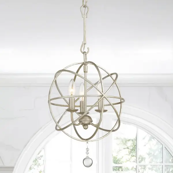 Solaris 12.5" Black Mini Chandelier - Image 21