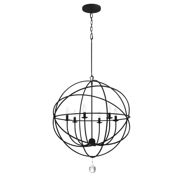 Solaris 22.5" Black Chandelier - Image 2