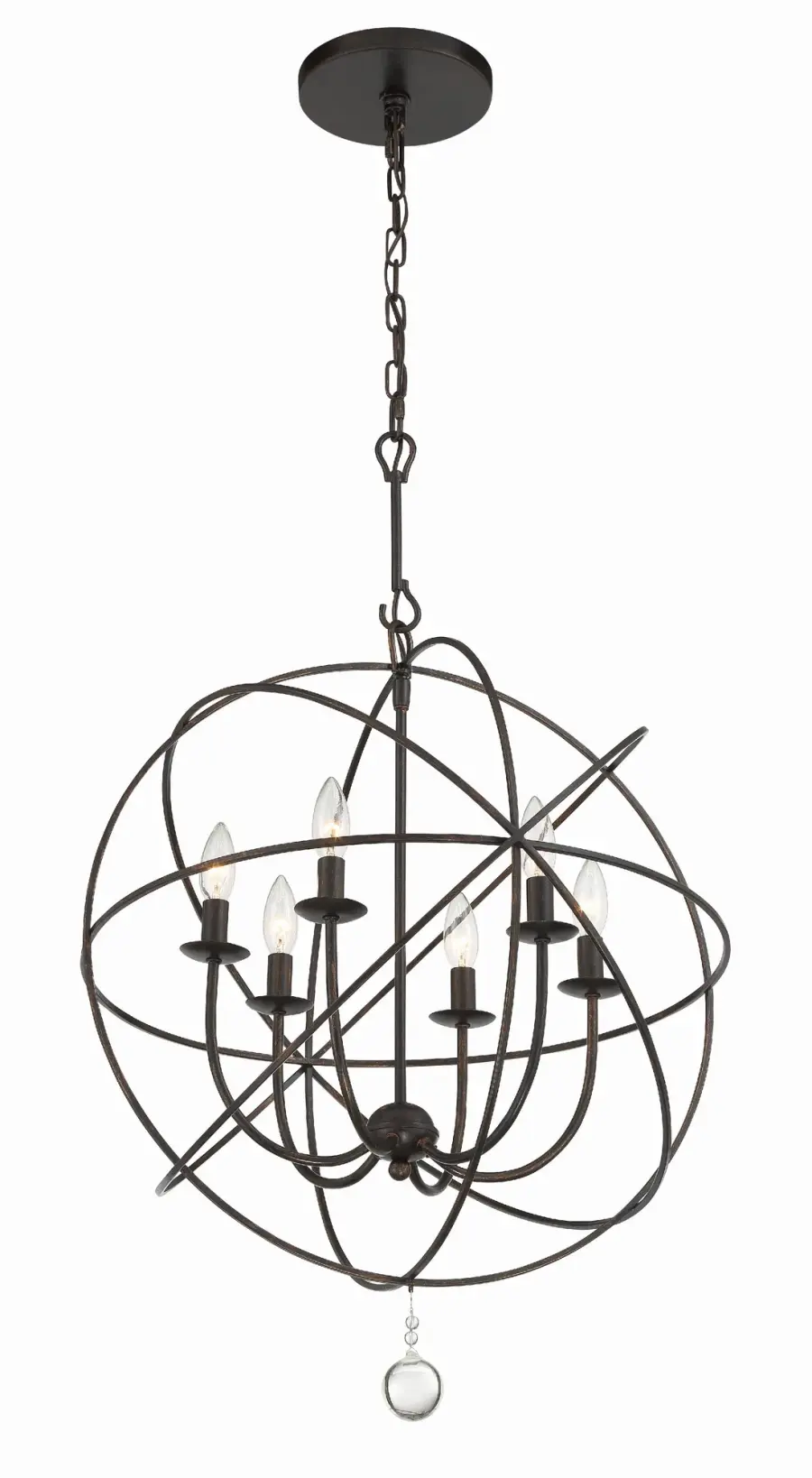 Solaris 22.5" Black Chandelier - Image 11