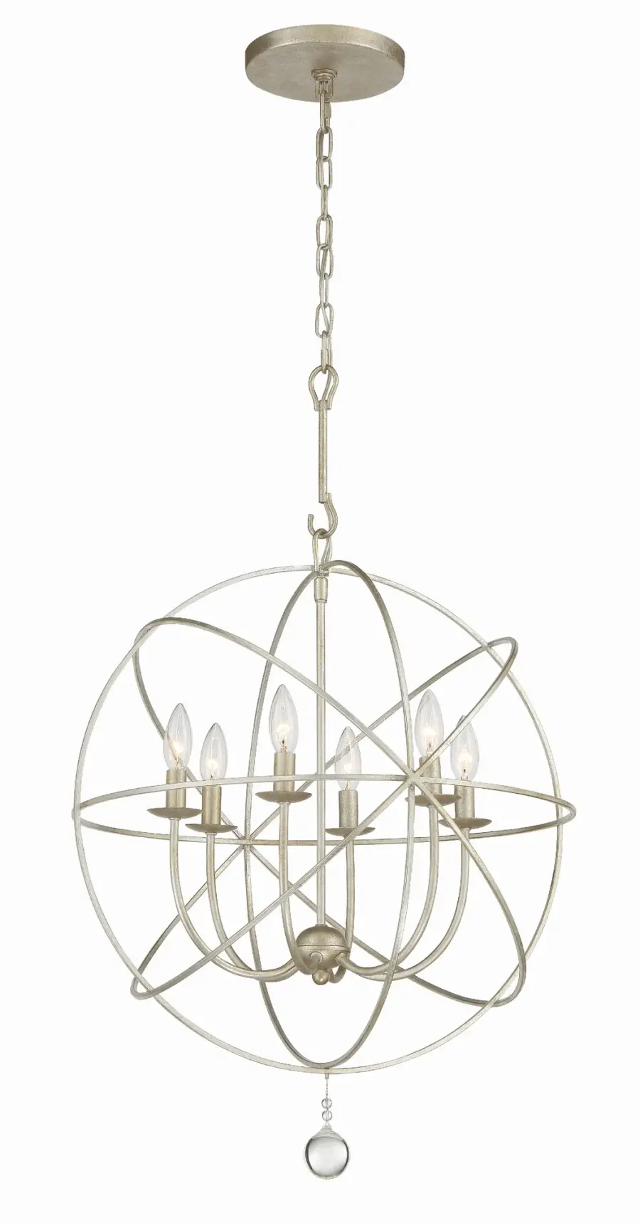 Solaris 22.5" Black Chandelier - Image 16