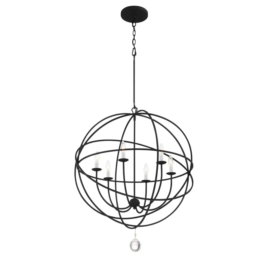 Solaris 22.5" Black Chandelier - Image 3