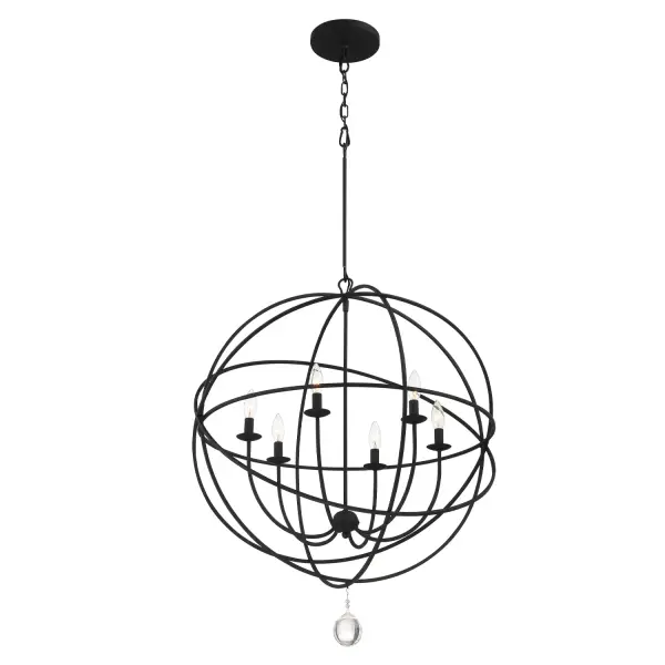 Solaris 22.5" Black Chandelier - Image 4