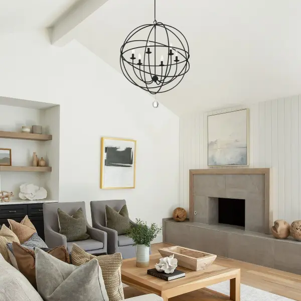 Solaris 22.5" Black Chandelier - Image 5