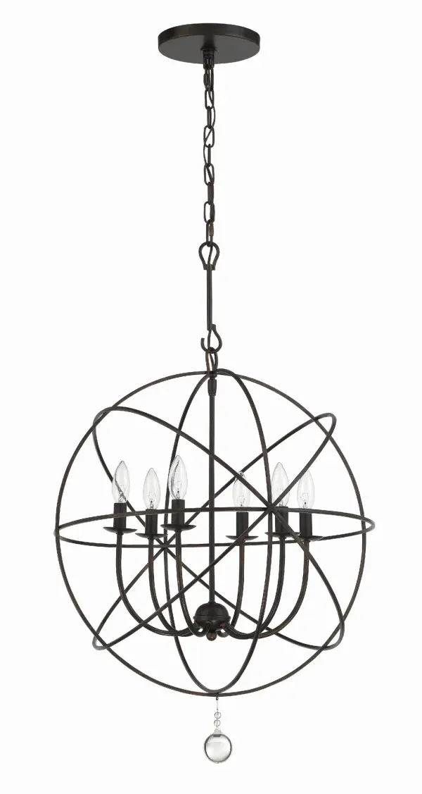 Solaris 22.5" Black Chandelier - Image 10