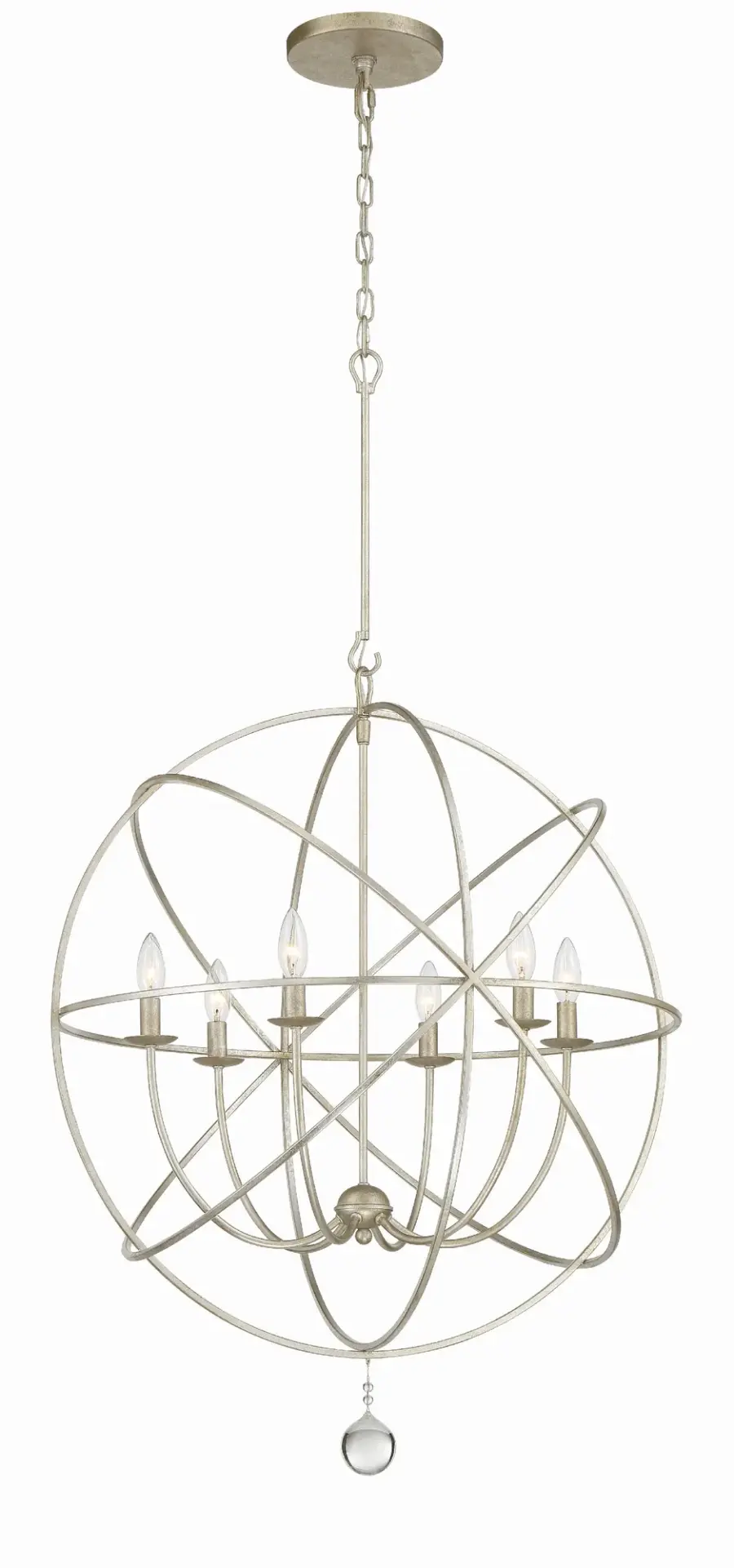Solaris 28.5" Black Chandelier - Image 16
