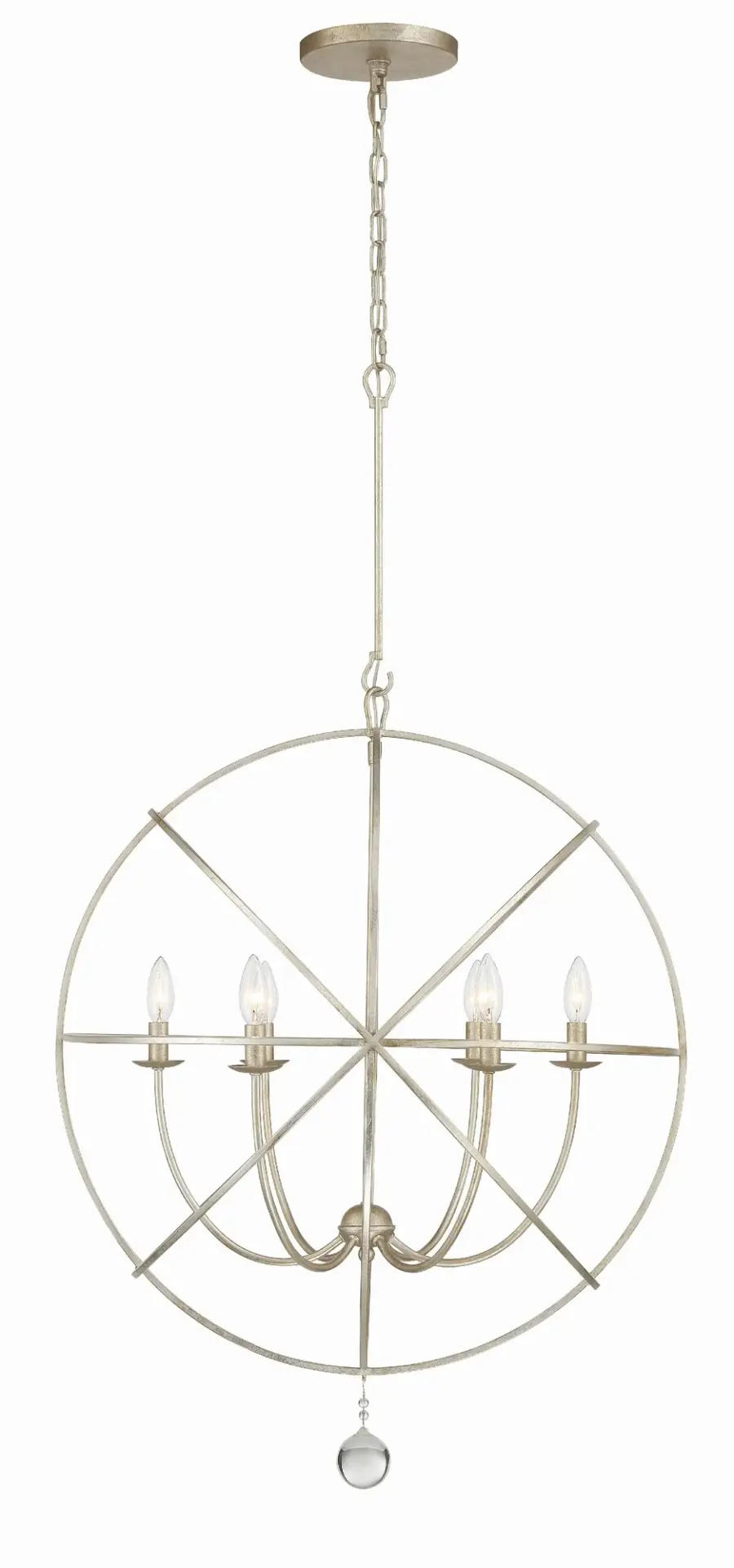 Solaris 28.5" Black Chandelier - Image 17