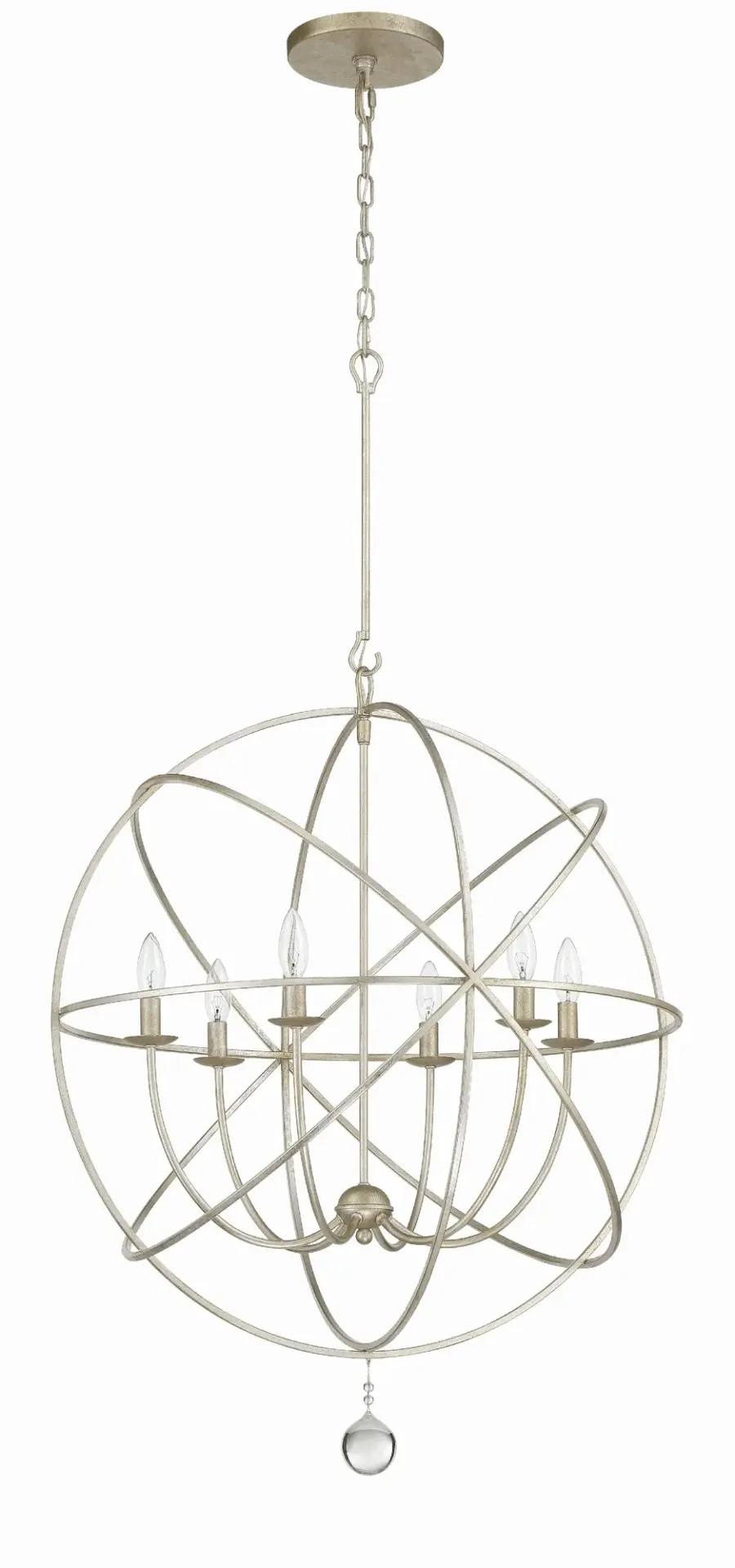 Solaris 28.5" Black Chandelier - Image 18