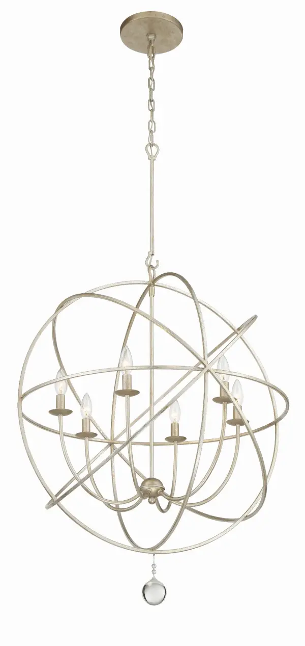 Solaris 28.5" Black Chandelier - Image 19