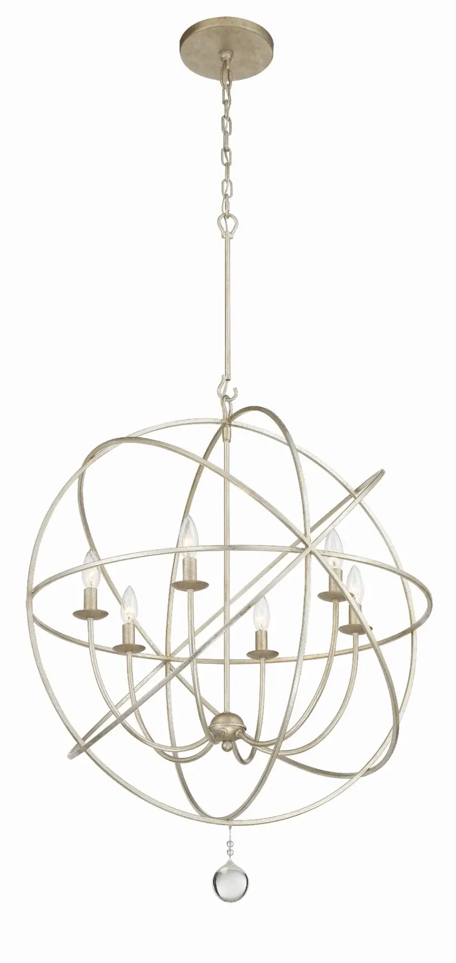 Solaris 28.5" Black Chandelier - Image 19