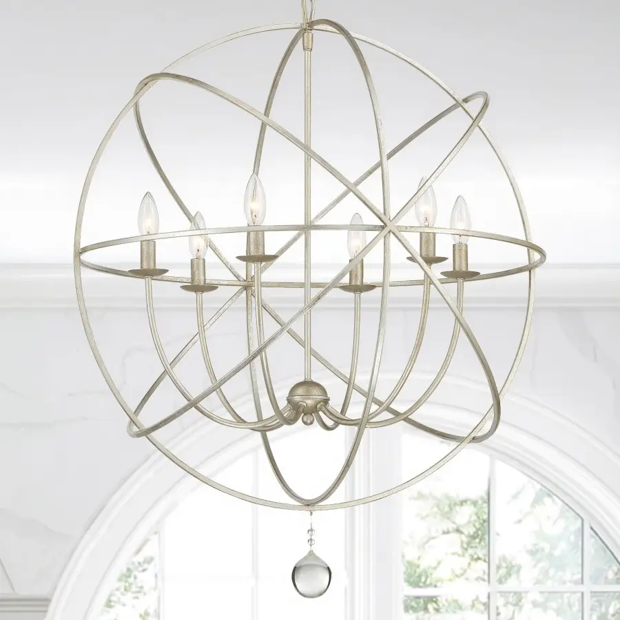 Solaris 28.5" Black Chandelier - Image 20