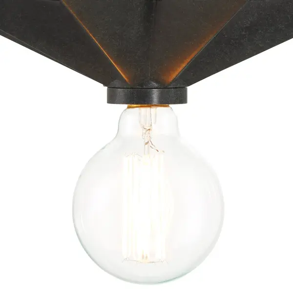 Whimsical Coastal Flush Mount with Rustic Edge - Image 5