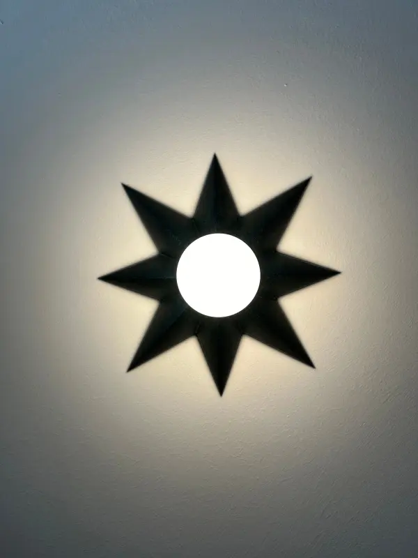 Whimsical Coastal Sconce with Rustic Edge and Versatile Appeal - Image 3