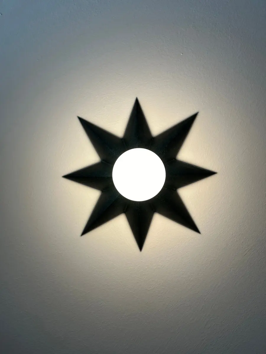 Whimsical Coastal Sconce with Rustic Edge and Versatile Appeal - Image 3